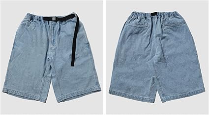 【THE MOZZ】Fever half pants Slim Fit Half Loose Pants Casual Pockets Cut Off Half Pants
